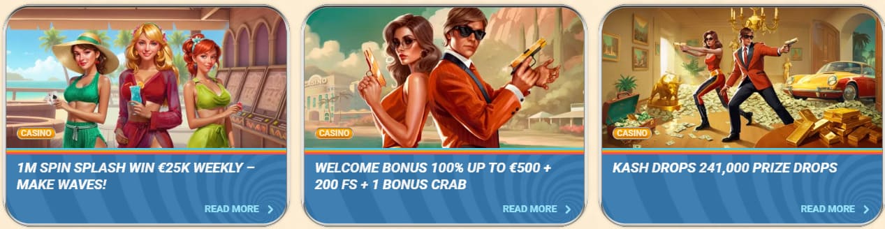 Vegasino casino bonus